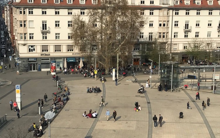 Marienplatz in Stuttgart